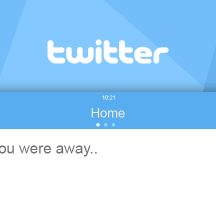 “While You Were Away” Feature Comes to Twitter Timeline